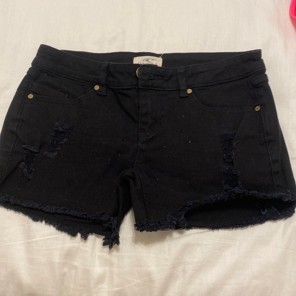 O’Neill black jean shorts size 3
